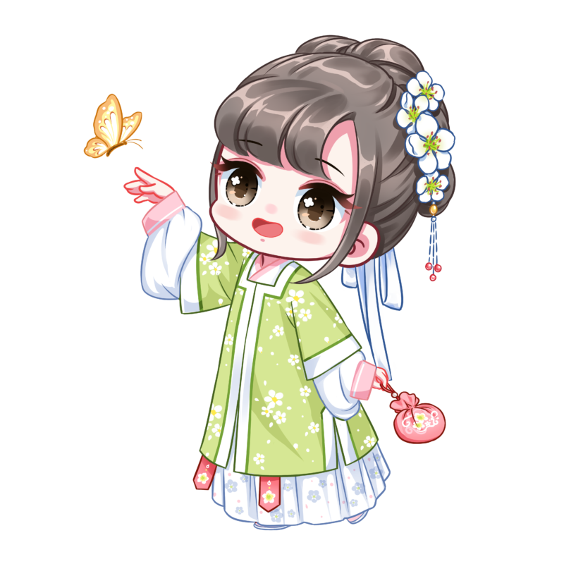 新款原型《幸运十二花神古装》系列插图5 新款原型《幸运十二花神古装》系列插图5